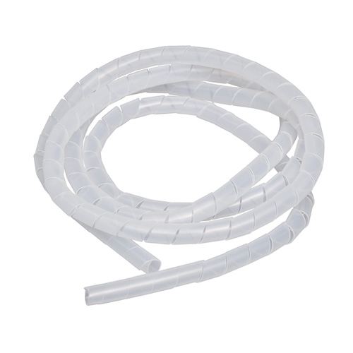 ケーブルタイ（スパイラルタイプ・内寸直径12mm・2m巻き・ホワイト）