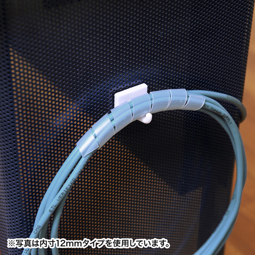 ケーブルタイ（スパイラル・ホワイト）