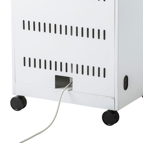 ノートパソコン収納キャビネット(12台収納・ロッカー・保管庫・鍵付き) CAI-CAB104W サンワサプライ