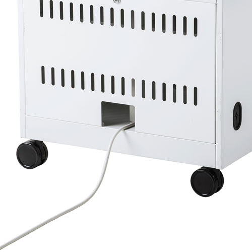 ノートパソコン収納キャビネット(6台収納・ロッカー・保管庫・鍵付き)