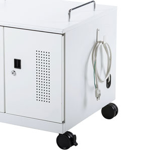 ノートパソコン収納キャビネット(6台収納・ロッカー・保管庫・鍵付き)