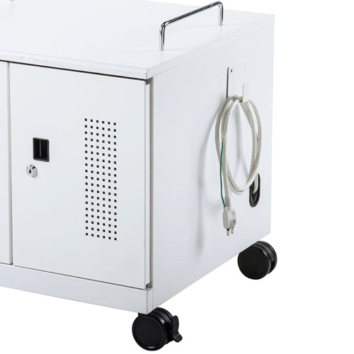 ノートパソコン収納キャビネット(6台収納・ロッカー・保管庫・鍵付き)