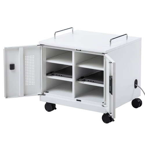 ノートパソコン収納キャビネット(6台収納・ロッカー・保管庫・鍵付き)