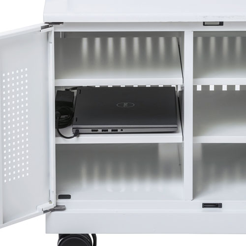 ノートパソコン収納キャビネット(6台収納・ロッカー・保管庫・鍵付き)