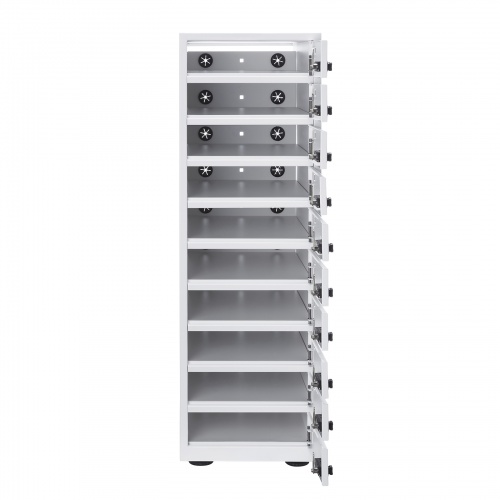 タブレット保管庫（個別管理タイプ・鍵付き・10台収納）CAI-CAB113W