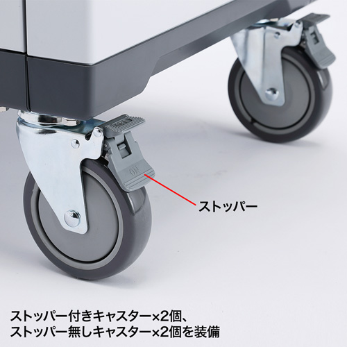 iPad・タブレットトロリー（48台収納） CAI-CAB24 サンワサプライ【代引き不可商品】