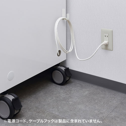 タブレット収納保管庫（12.9インチ対応・44台収納・前扉仕様・ホワイト）