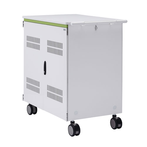 タブレット収納保管庫（12.9インチ対応・44台収納・前扉仕様・ホワイト）