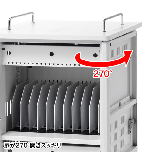 タブレット保管庫(22台収納・鍵付き) CAI-CAB55W サンワサプライ