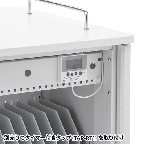 タブレット保管庫(22台収納・鍵付き) CAI-CAB55W サンワサプライ