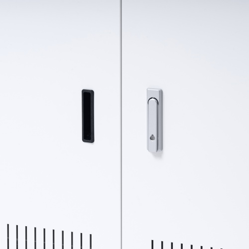 ノートパソコン保管庫（鍵付き・キャスター付・ノートPC・スチール・22台収納） CAI-CAB67W サンワサプライ