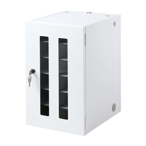 サンワサプライ】スマートフォン・iPhone収納保管庫(デジカメ・HDD対応