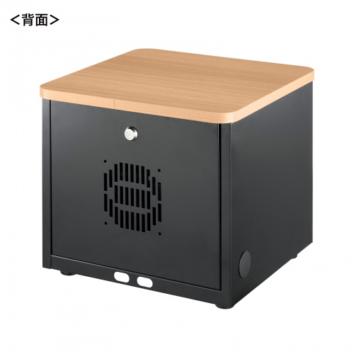 スマートフォン保管庫（10台収納・木目天板・ブラック） CAI-CABSP65LM サンワサプライ