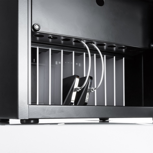 スマートフォン保管庫（10台収納・木目天板・ブラック） CAI-CABSP65LM サンワサプライ