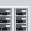 スマートフォン保管庫（収納庫・収納ボックス・10台収納・ダイヤル錠・個別扉・透明扉・学校やオフィスで一括管理・個別管理用）