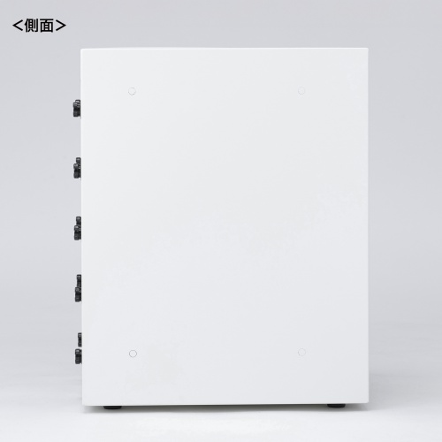 スマートフォン保管庫（収納庫・収納ボックス・10台収納・ダイヤル錠・個別扉・透明扉・学校やオフィスで一括管理・個別管理用）