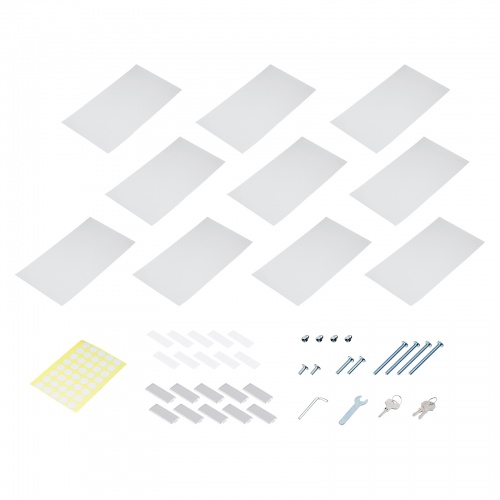 スマートフォン保管庫（収納庫・収納ボックス・10台収納・ダイヤル錠・個別扉・透明扉・学校やオフィスで一括管理・個別管理用）