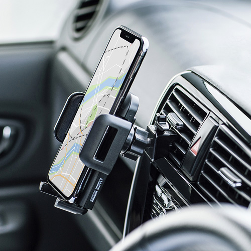 スマホ車載ホルダー（エアコン吹き出し口・クリップ式・縦横・上下 