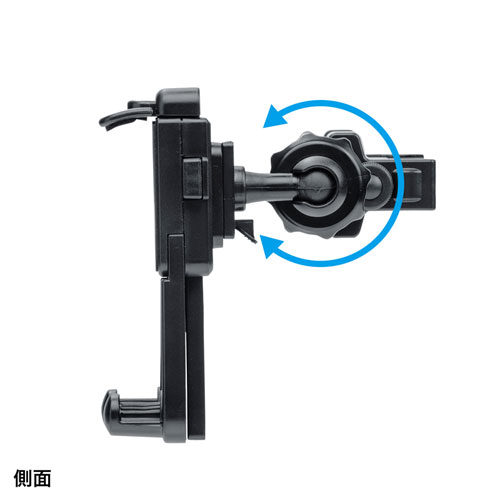 タブレットホルダー(後部座席・ヘッドレスト取付・スマホ・タブレット・7～12.9インチ用)