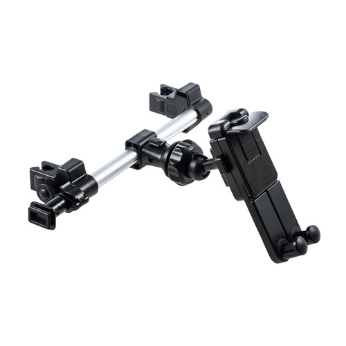 タブレットホルダー(後部座席・ヘッドレスト取付・スマホ・タブレット・7～12.9インチ用)