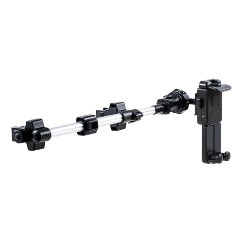 タブレットホルダー(後部座席・ヘッドレスト取付・スマホ・タブレット・7～12.9インチ用)