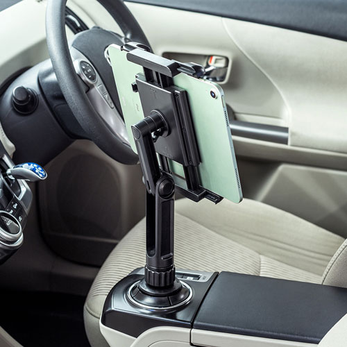 車載用タブレットホルダー（ドリンクホルダー固定式）