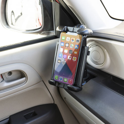 車載用タブレットホルダー（ドリンクホルダー固定式）
