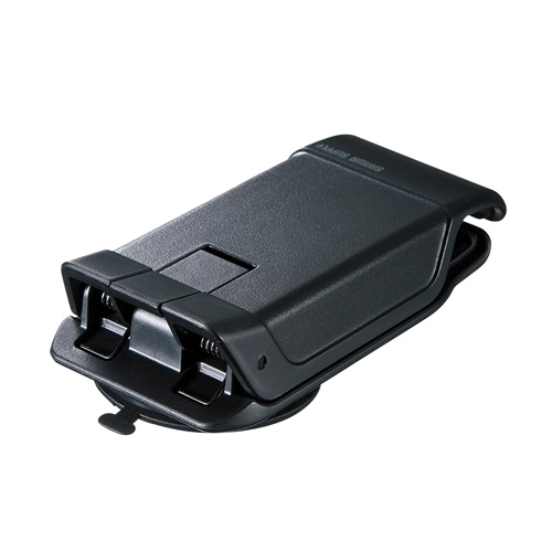 【訳あり 新品】スマホ車載ホルダー（クリップ式・強力ゲル吸盤・ダッシュボード） ※箱にキズ、汚れあり