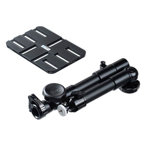 タブレットスタンド（車載用・シートレール取付）