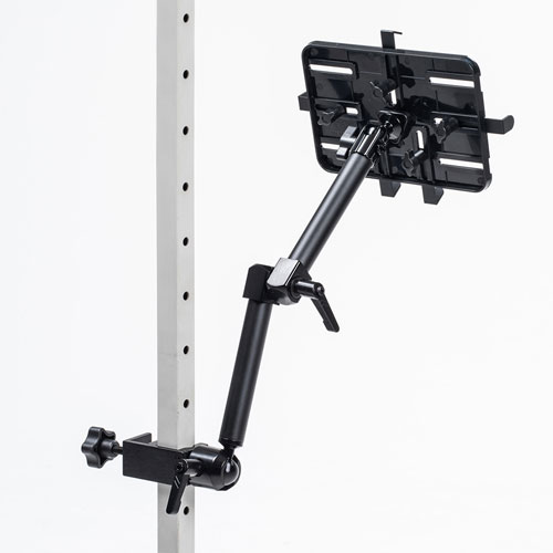 タブレットホルダー（3関節・支柱取り付け用・縦横変更可能） CAR