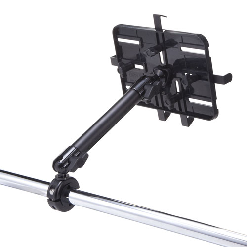 タブレットホルダー（カート用・支柱取り付け）