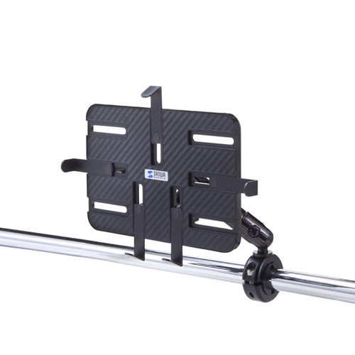 タブレットホルダー（カート用・支柱取り付け）