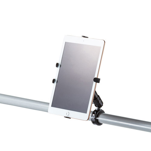 タブレットホルダー（カート用・支柱取り付け）