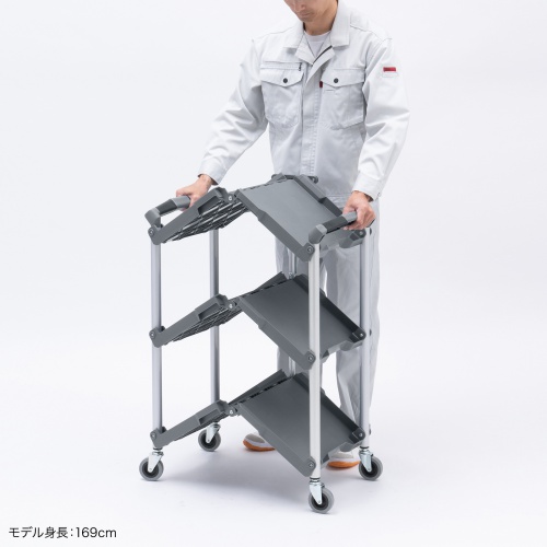 折りたたみ送料込み２台和食さま専用 東谷 ワゴン 折りたたみ トレー デスクワゴン アウトドア 配膳台