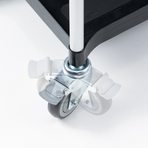 3段ツールワゴン｜収納・キャスター付き・ブラック