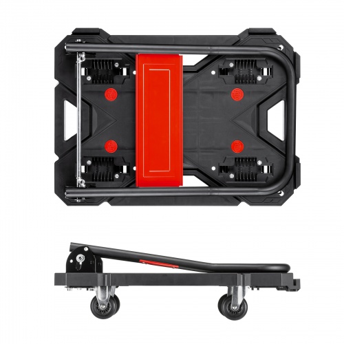 折りたたみ台車（4輪自在・滑り止め付・耐荷重150kg・大サイズ）