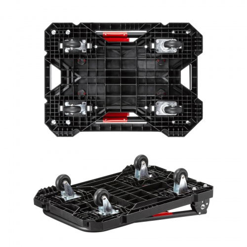 折りたたみ台車（4輪自在・滑り止め付・耐荷重150kg・大サイズ）