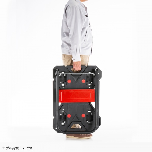 折りたたみ台車（4輪自在・滑り止め付・耐荷重150kg・大サイズ）