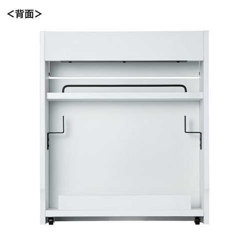 ケーブル＆タップ、ルーター収納ボックス（ホワイト）