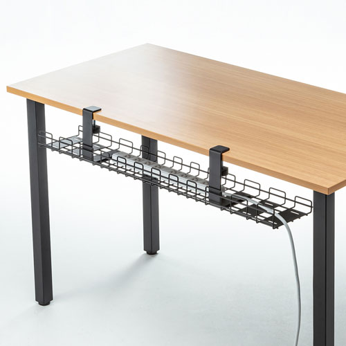 ケーブル配線トレー（ワイヤー Lサイズ 汎用タイプ ブラック）