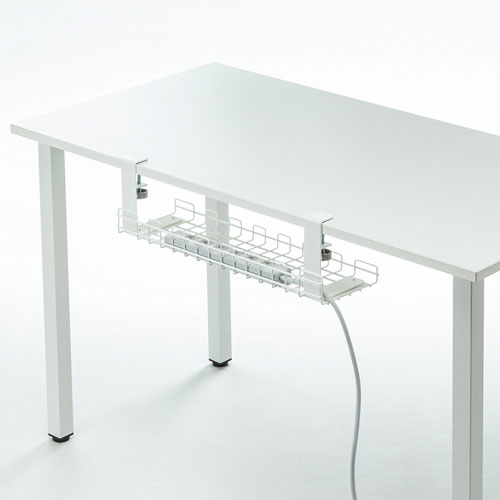 ケーブル配線トレー（ワイヤー Sサイズ 汎用タイプ ホワイト）