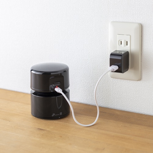 卓上バキュームクリーナー（コードレス・USB充電式・連続使用1.5時間・2段階吸引力・隙間ノズル付き・フィルター水洗い可能） CD-85VC サンワサプライ