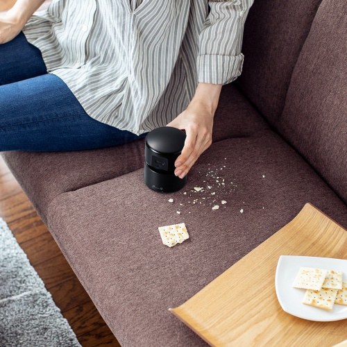 卓上バキュームクリーナー（コードレス・USB充電式・連続使用1.5時間・2段階吸引力・隙間ノズル付き・フィルター水洗い可能） CD-85VC サンワサプライ