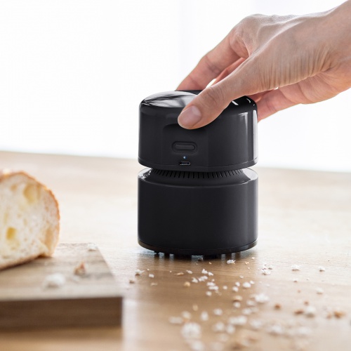 卓上バキュームクリーナー（コードレス・USB充電式・連続使用1.5時間・2段階吸引力・隙間ノズル付き・フィルター水洗い可能） CD-85VC サンワサプライ