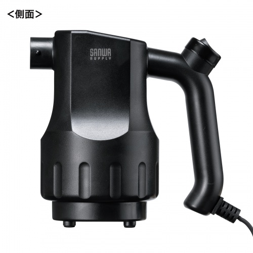 電動エアダスター（AC電源・ケーブル長3m・ガス不使用・逆さ噴射可能・ノズル3種類付き・伸縮延長ホース付）CD-ADE3B