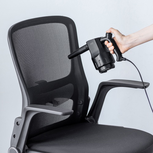 電動エアダスター（AC電源・ケーブル長3m・ガス不使用・逆さ噴射可能・ノズル3種類付き・伸縮延長ホース付）CD-ADE3B