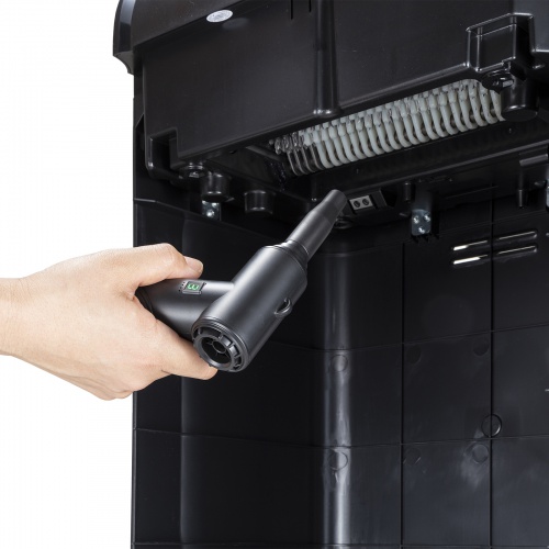 電動エアダスター（コンパクトタイプ・3段階風力・逆さ噴射可能・ガス不使用・連続使用約12分・ノズル3種付き・USB充電） CD-ADE5BK サンワサプライ