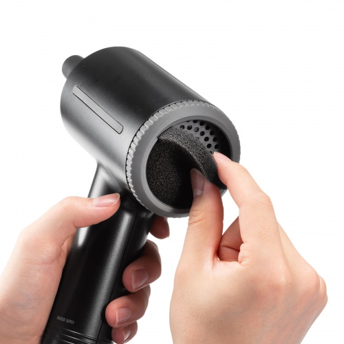 電動エアダスター（AC電源・ケーブル長3m・ブロワー 風速42m/s・連続15分・ガス不使用・ノズル付き・クリーナー・強力）