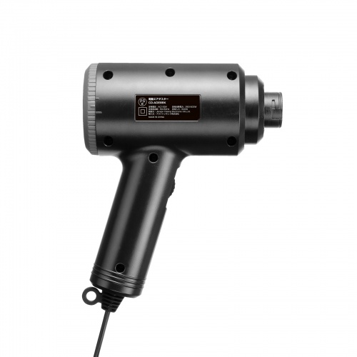 電動エアダスター（AC電源・ケーブル長3m・ブロワー 風速42m/s・連続15分・ガス不使用・ノズル付き・クリーナー・強力）