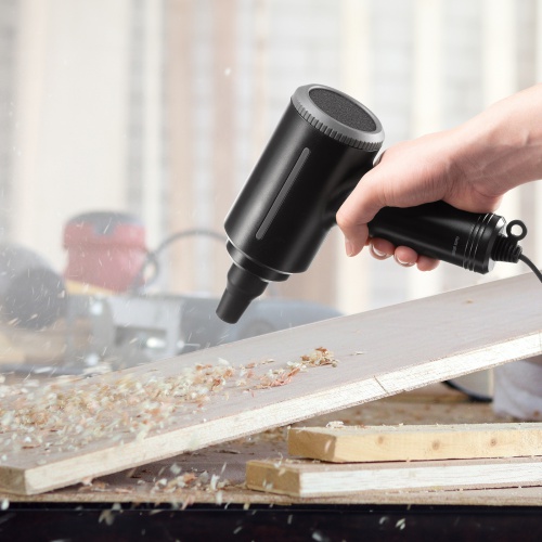 電動エアダスター（AC電源・ケーブル長3m・ブロワー 風速42m/s・連続15分・ガス不使用・ノズル付き・クリーナー・強力）